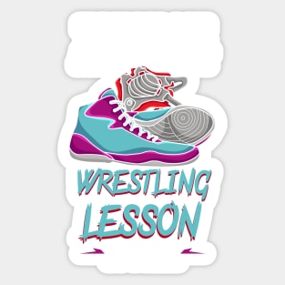 WRESTLING: First Wrestling Lesson Sticker